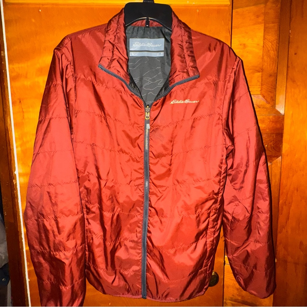 Eddie Bauer Men's Brick Red Lightweight Jacket